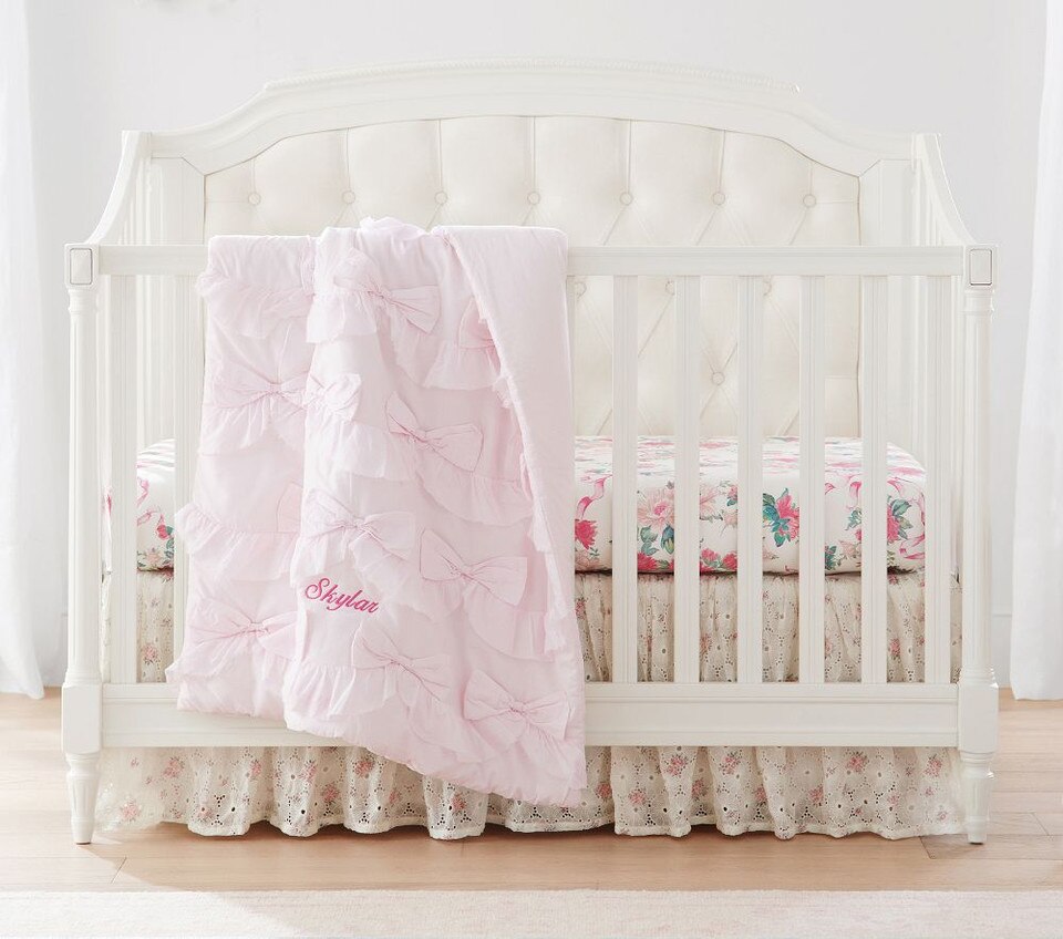 LoveShackFancy Bow Baby Bed Linen Pottery Barn Kids AU